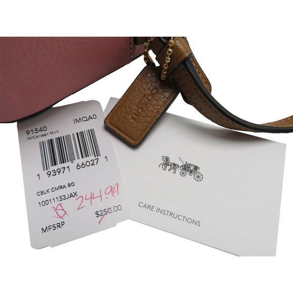 COACH Women's Mini Camera Colorblock Crossbody Bag - Picture 6 of 6